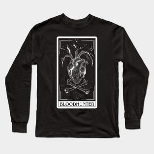 Bloodhunter Tarot Card D&D Nat 20 Dungeons & Dragons Long Sleeve T-Shirt